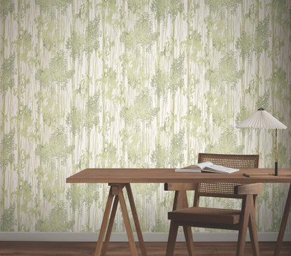 York Woodnote Aspen Grove Wallpaper - Green