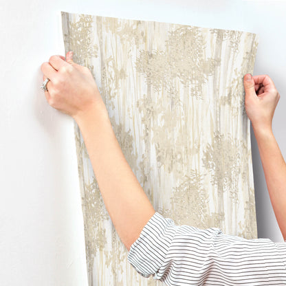 York Woodnote Aspen Grove Wallpaper - Sand