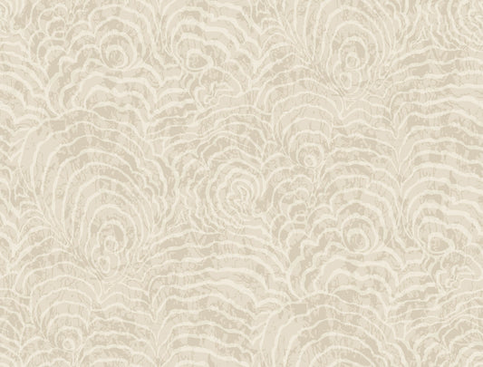 York Woodnote Ocean Jasper Wallpaper - Beige