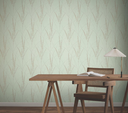 York Woodnote Graceful Willow Wallpaper - Lagoon