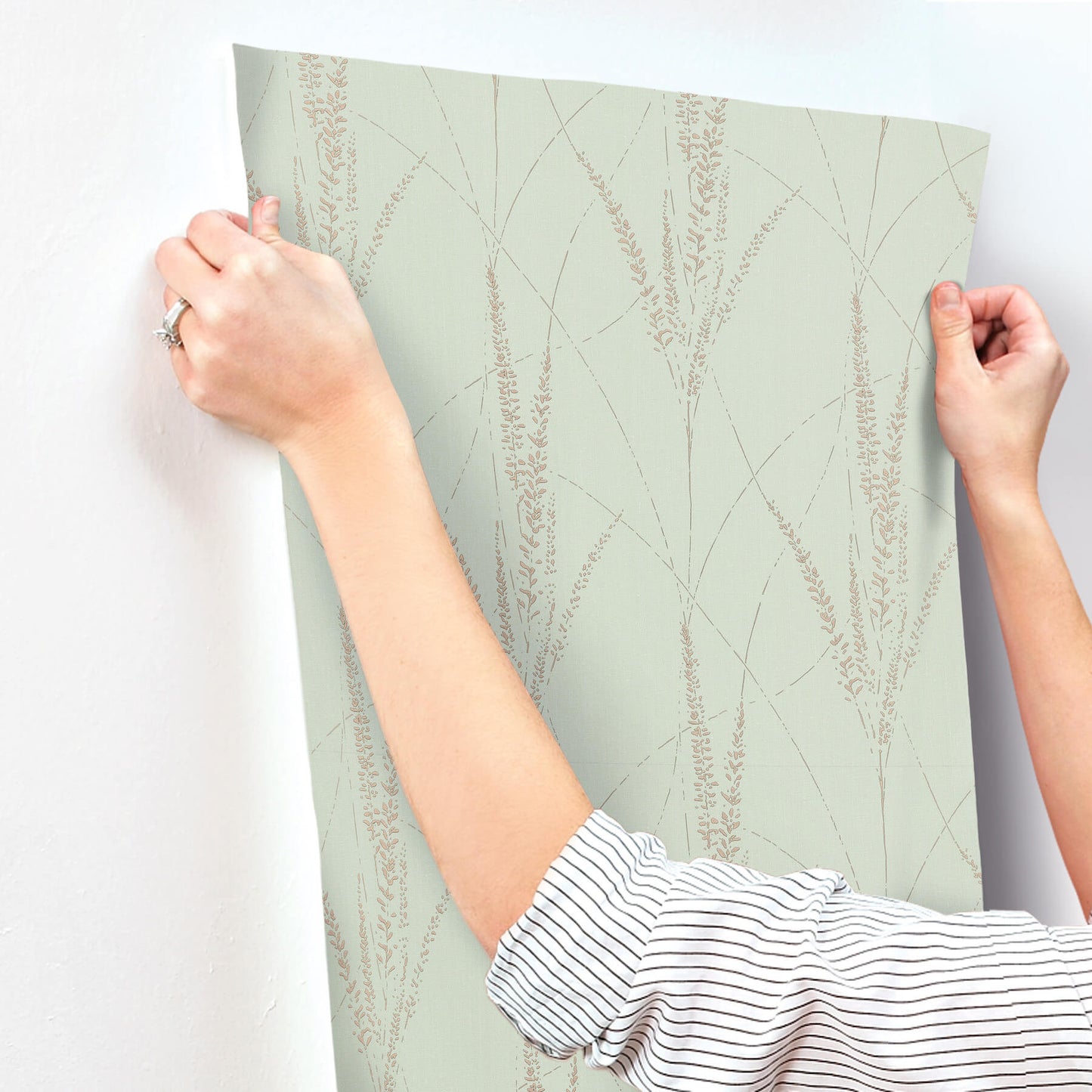 York Woodnote Graceful Willow Wallpaper - Lagoon