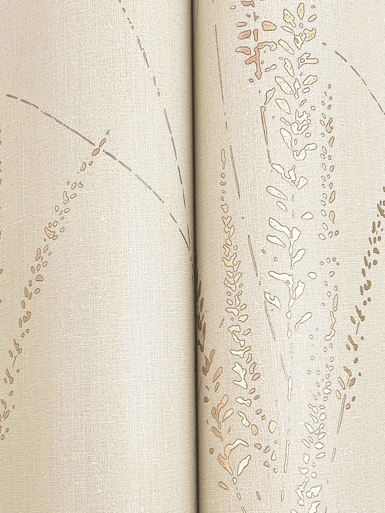 York Woodnote Graceful Willow Wallpaper - Stone