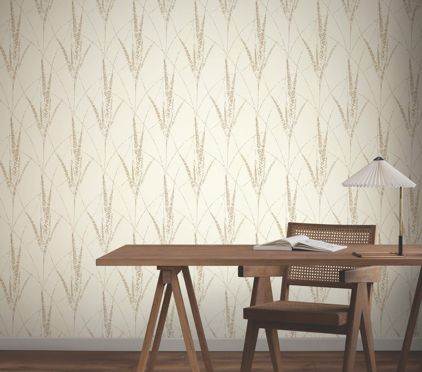 York Woodnote Graceful Willow Wallpaper - Cotton