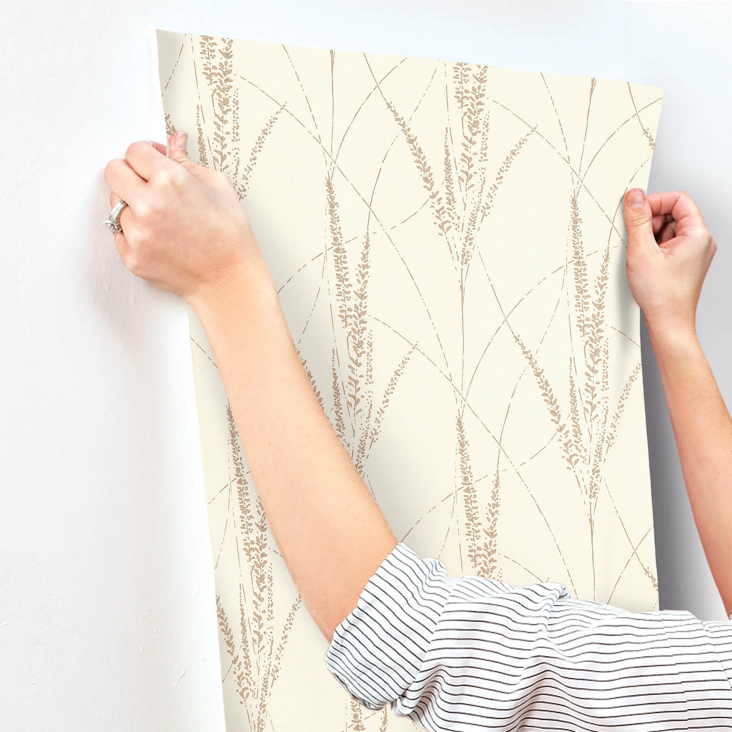 York Woodnote Graceful Willow Wallpaper - Cotton