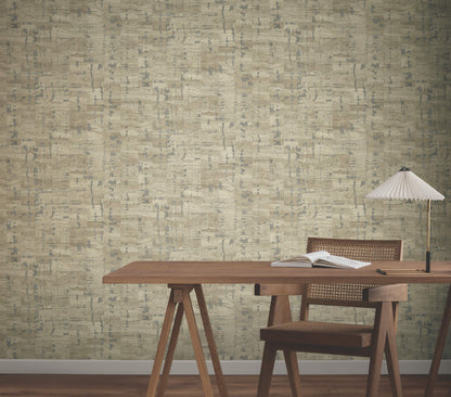 York Woodnote Pop The Cork Wallpaper - Taupe