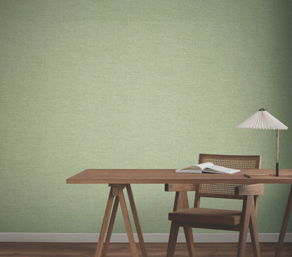 York Woodnote Hillswick Tweed Wallpaper - Shamrock