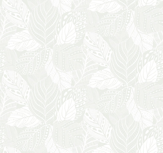 Greenhouse Vinca Wallpaper - Pearl