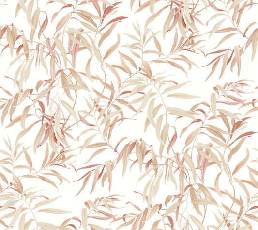 Greenhouse Willow Grove Wallpaper - Clay