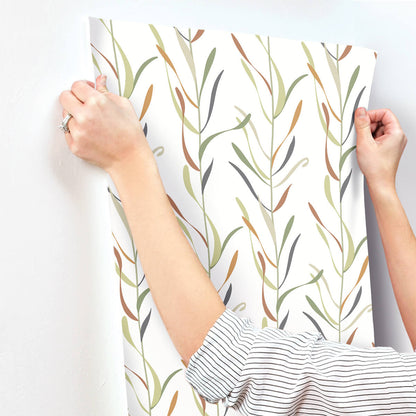 Greenhouse Chloe Vine Wallpaper - Sienna