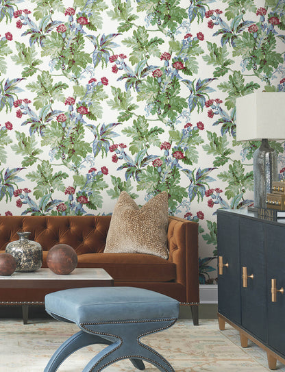 Ronald Redding Classics Briarwood Wallpaper - White