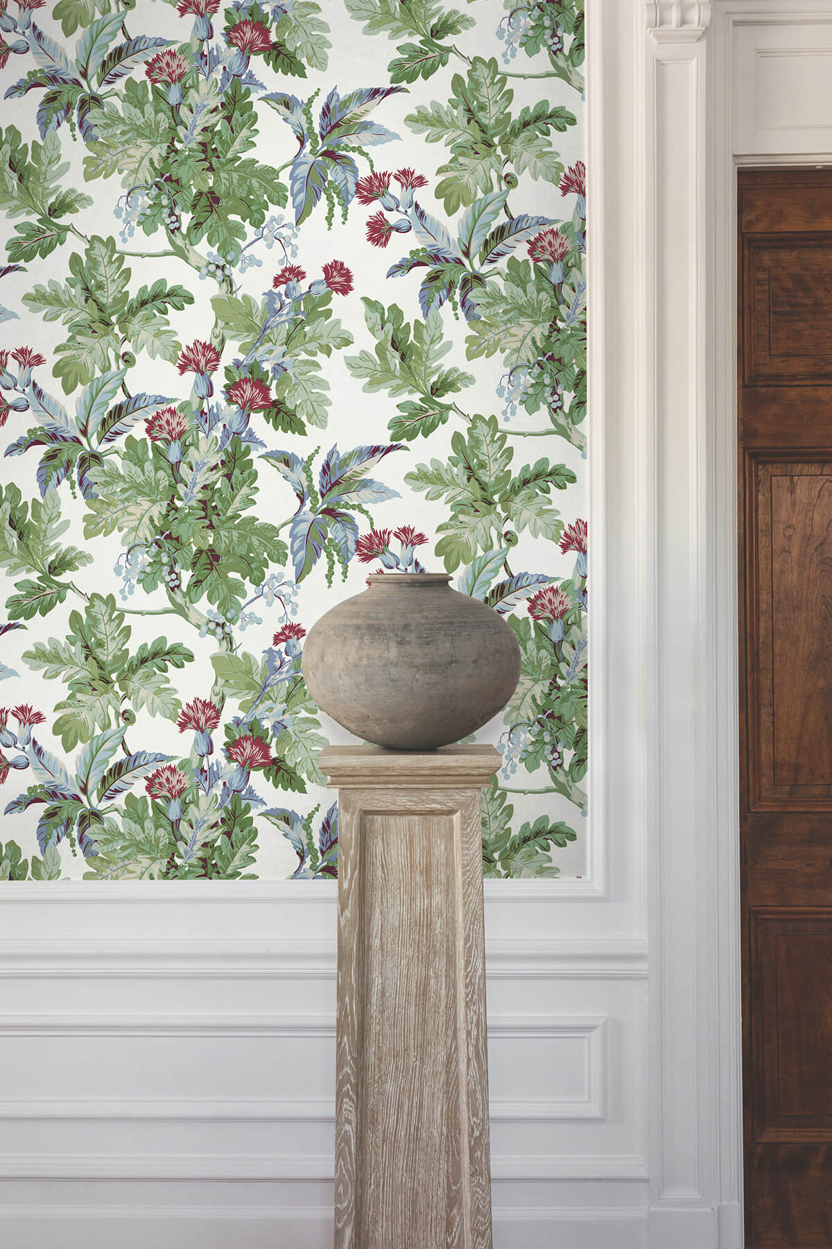 Ronald Redding Classics Briarwood Wallpaper - White