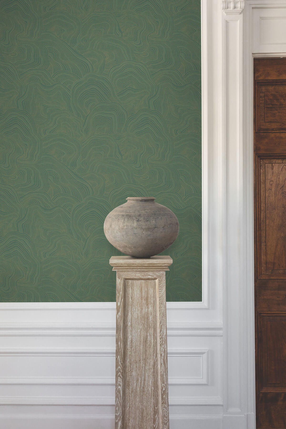 Ronald Redding Classics Geodes Wallpaper - Green