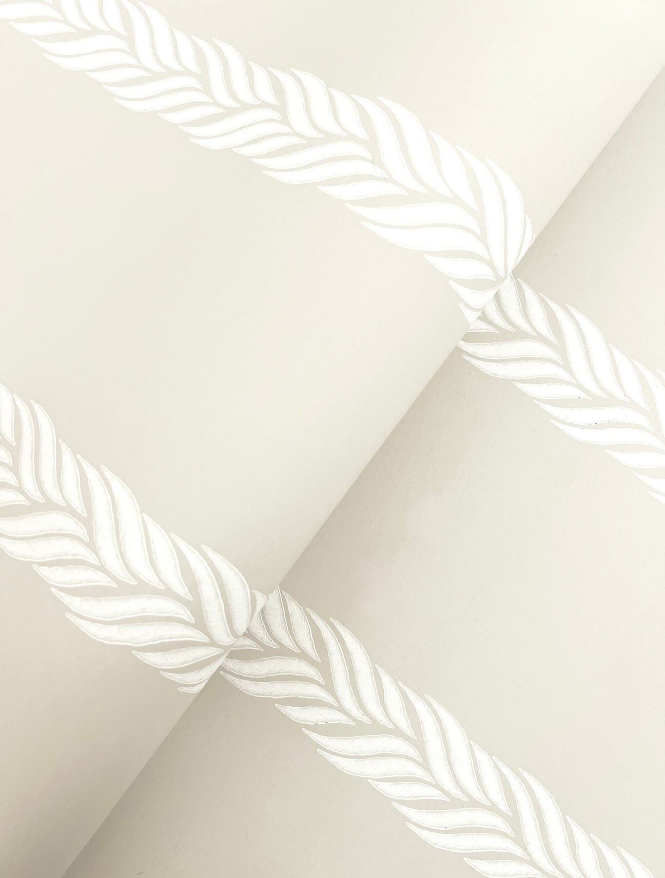 Ronald Redding Classics Braided Stripe Wallpaper - Tan