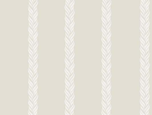 Ronald Redding Classics Braided Stripe Wallpaper - Tan