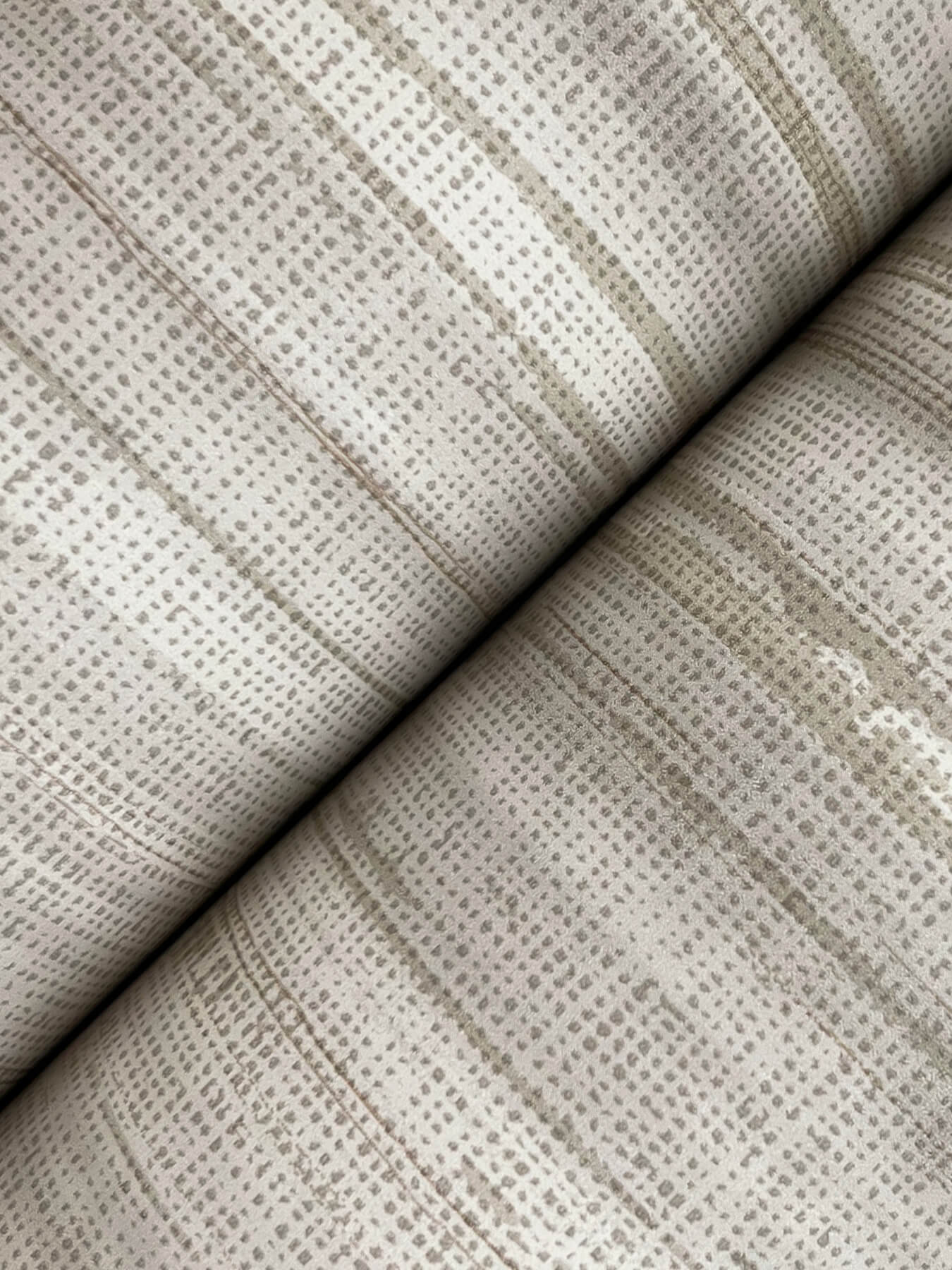 Ronald Redding Classics Brushed Linen Wallpaper - Taupe