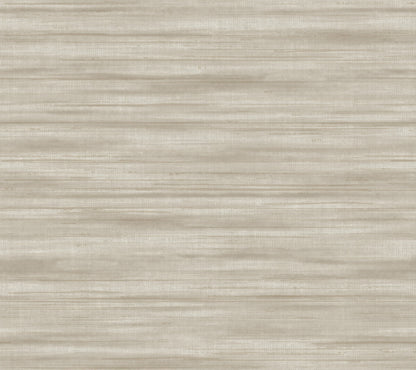 Ronald Redding Classics Brushed Linen Wallpaper - Taupe