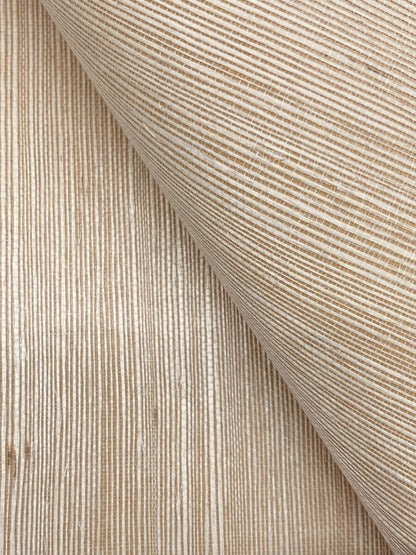 York Designer Sisals Grasscloth Wallpaper - Wheat