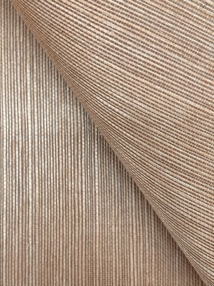 York Designer Sisals Grasscloth Wallpaper - Fawn