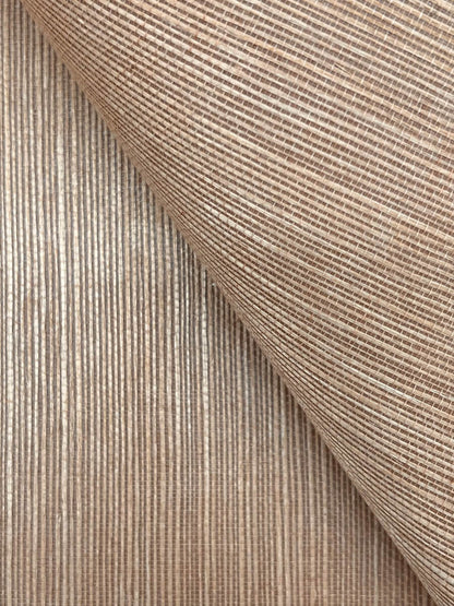 York Designer Sisals Grasscloth Wallpaper - Fawn
