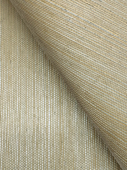 York Designer Sisals Grasscloth Wallpaper - Dune