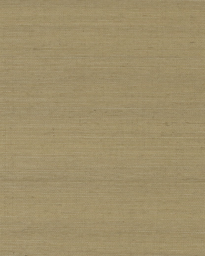 York Designer Sisals Grasscloth Wallpaper - Khaki