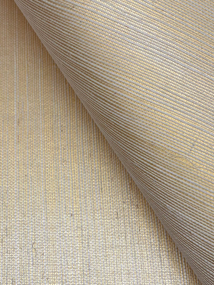 York Designer Sisals Grasscloth Wallpaper - Gold