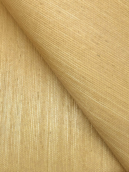 York Designer Sisals Grasscloth Wallpaper - Straw