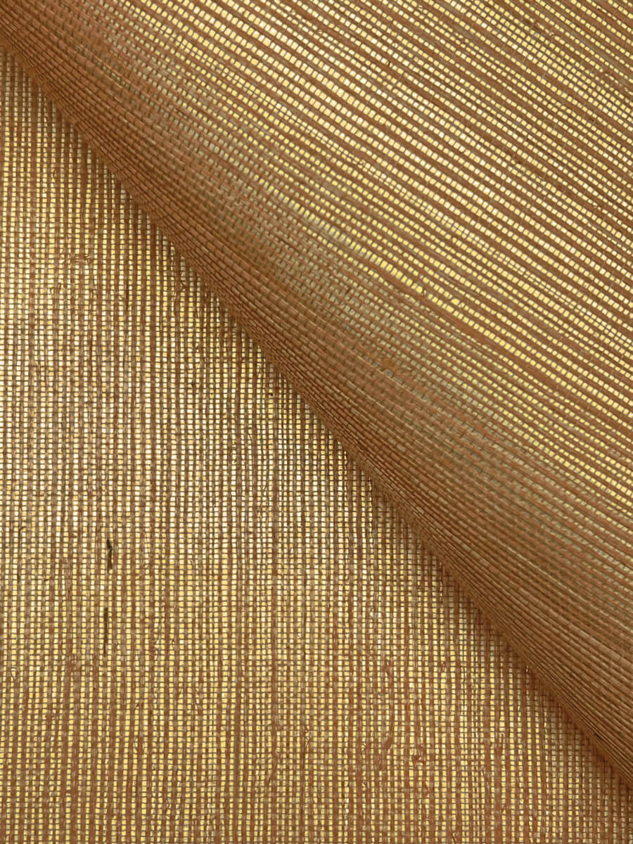 York Designer Sisals Grasscloth Wallpaper - Gold