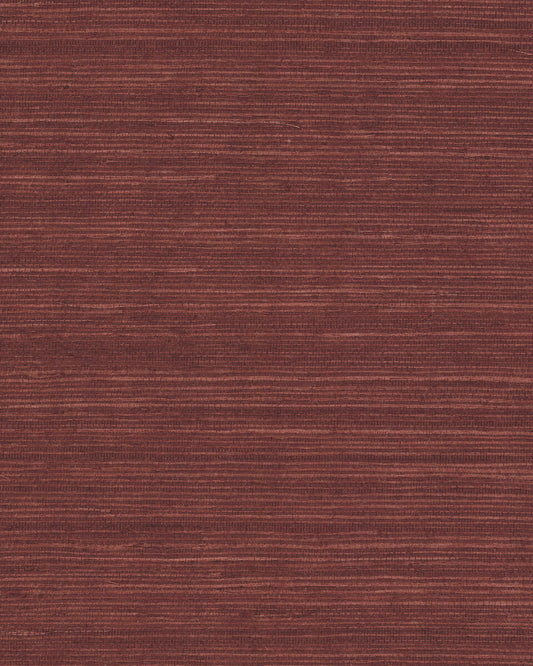 York Designer Sisals Grasscloth Wallpaper - Mulberry