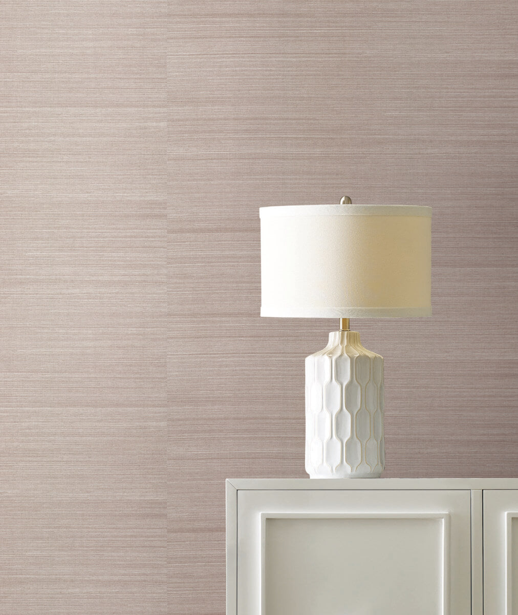 York Designer Sisals Grasscloth Wallpaper - Pebble