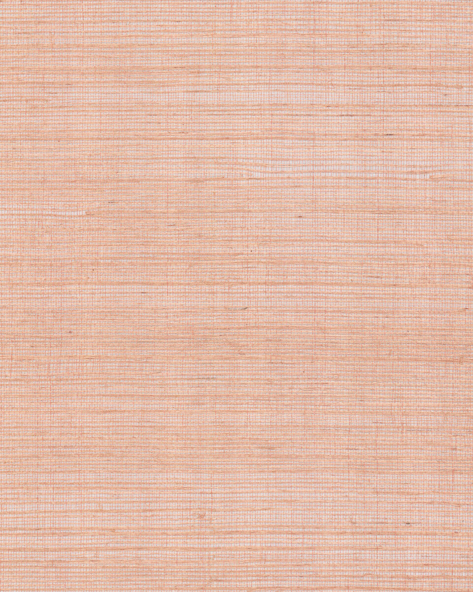 York Designer Sisals Grasscloth Wallpaper - Rose
