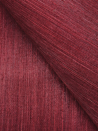 York Designer Sisals Grasscloth Wallpaper - Currant