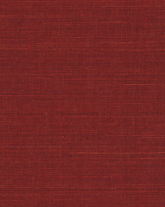 York Designer Sisals Grasscloth Wallpaper - Currant