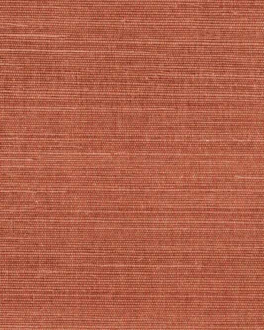 York Designer Sisals Grasscloth Wallpaper - Rose