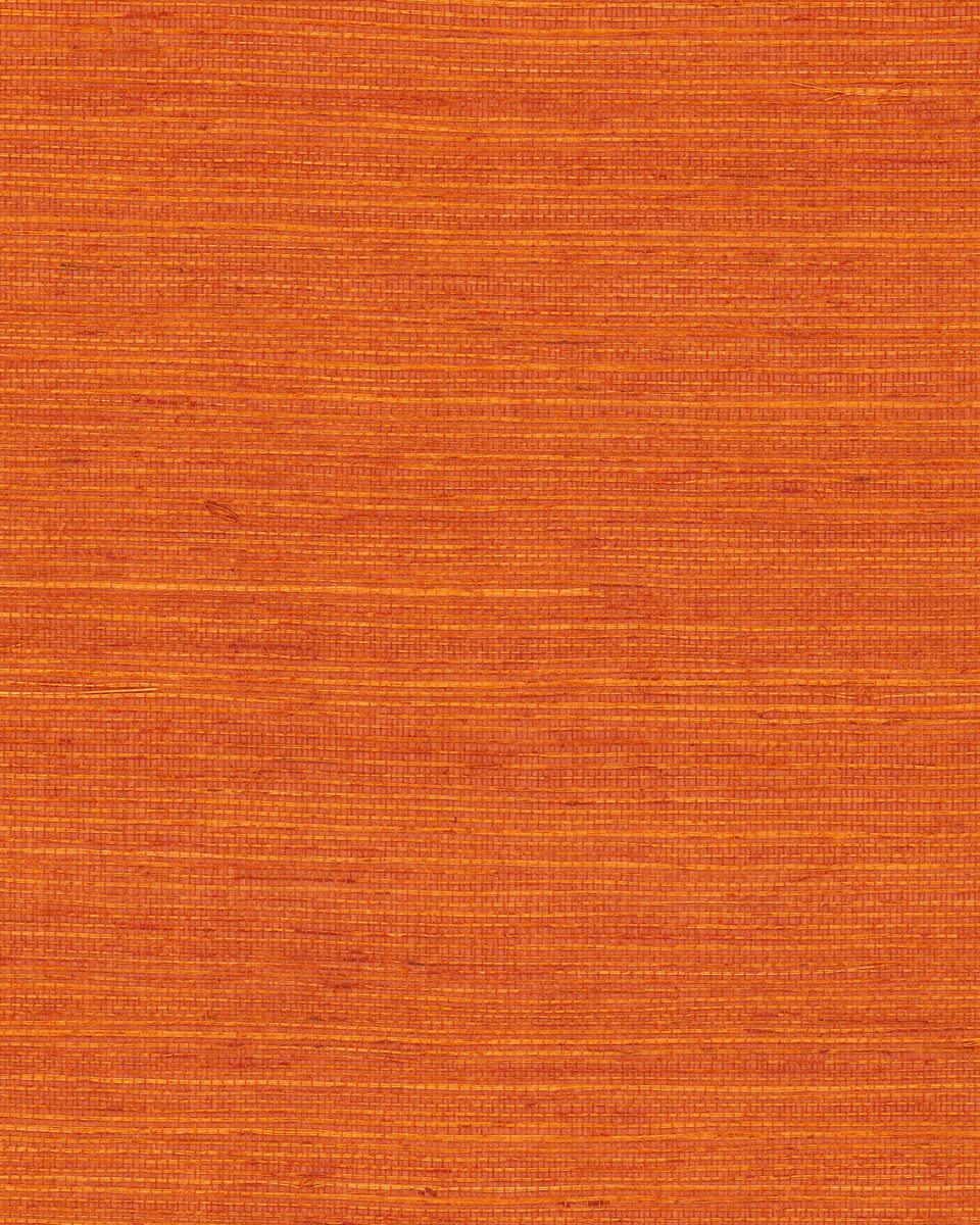 York Designer Sisals Grasscloth Wallpaper - Clementine