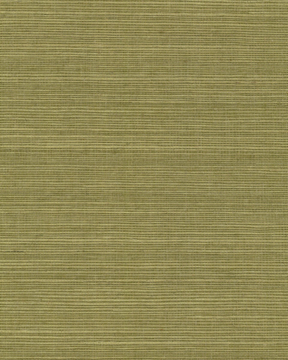 York Designer Sisals Grasscloth Wallpaper - Fern
