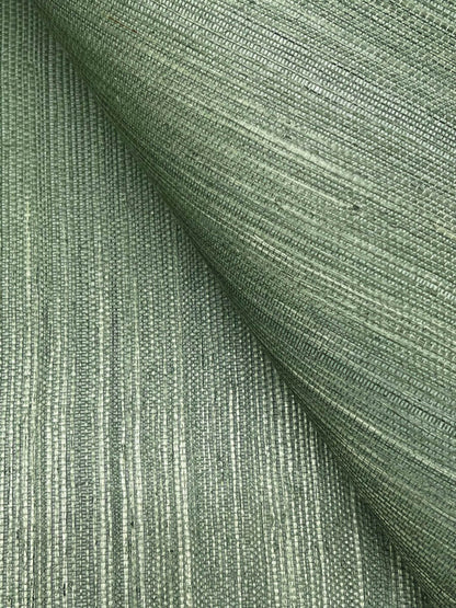 York Designer Sisals Grasscloth Wallpaper - Sage