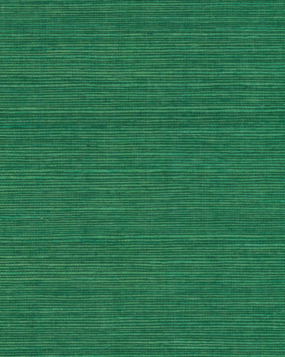 York Designer Sisals Grasscloth Wallpaper - Jade