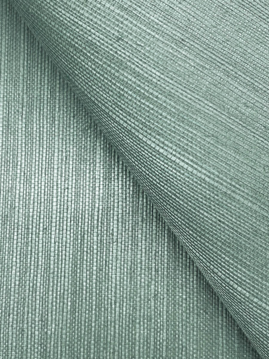 York Designer Sisals Grasscloth Wallpaper - Spruce