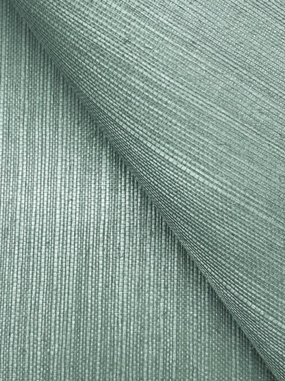 York Designer Sisals Grasscloth Wallpaper - Spruce