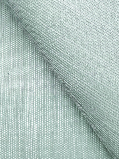 York Designer Sisals Grasscloth Wallpaper - Celadon