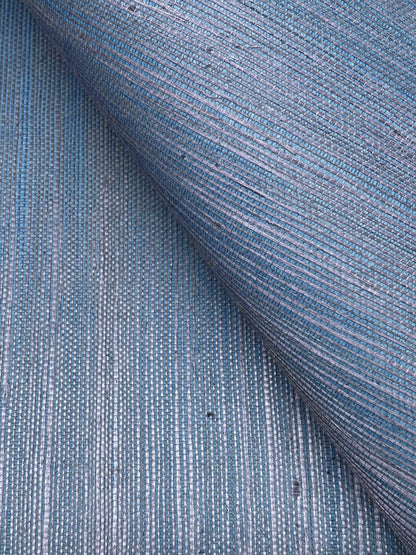York Designer Sisals Grasscloth Wallpaper - Bluebell