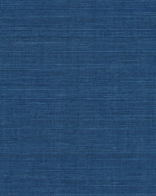 York Designer Sisals Grasscloth Wallpaper - Lapis