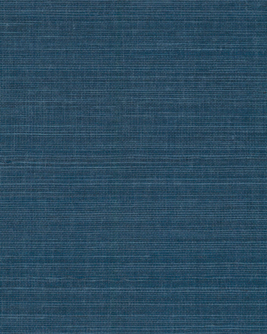 York Designer Sisals Grasscloth Wallpaper - Indigo