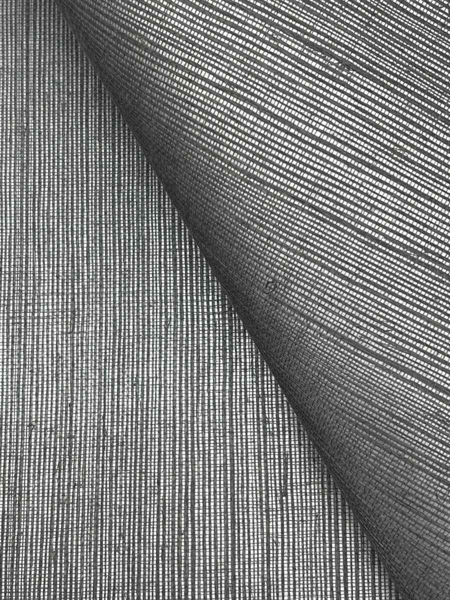 York Designer Sisals Grasscloth Wallpaper - Graphite