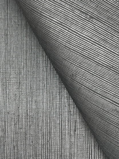 York Designer Sisals Grasscloth Wallpaper - Graphite