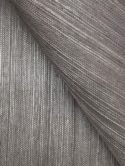 York Designer Sisals Grasscloth Wallpaper - Smoke