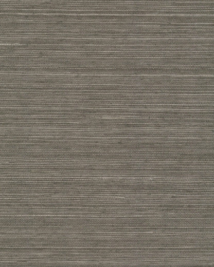 York Designer Sisals Grasscloth Wallpaper - Smoke