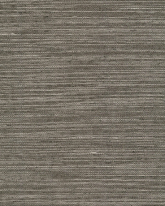 York Designer Sisals Grasscloth Wallpaper - Smoke