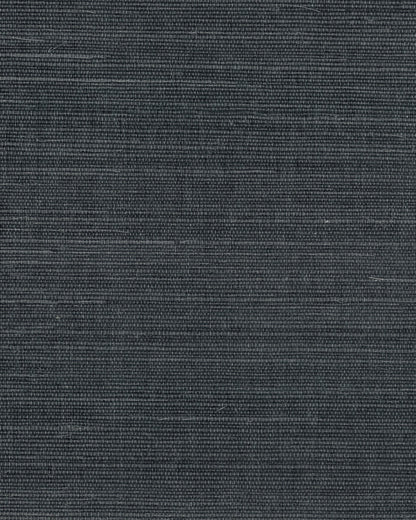 York Designer Sisals Grasscloth Wallpaper - Gunmetal